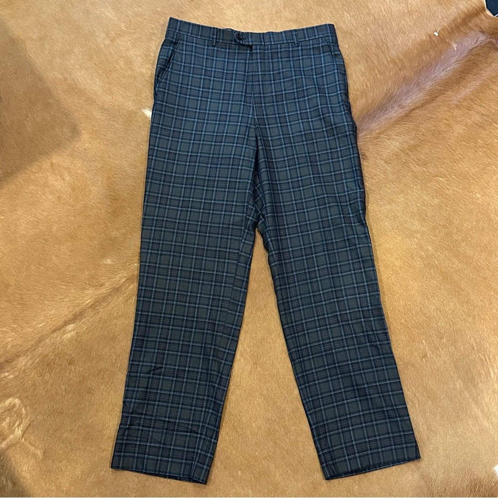 Men’s Plaid Burberry Trousers